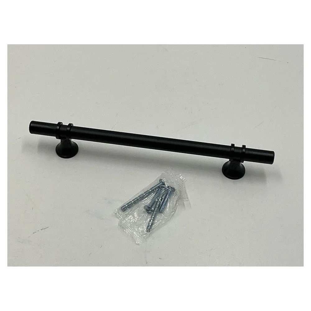 Amerdeco 8 Pack Matte Black‎ Cabinet Drawer Pulls 6